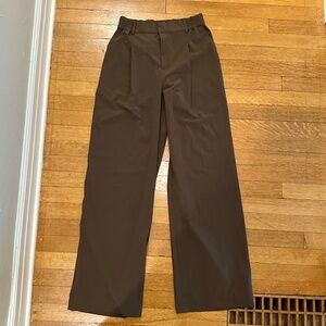 Alo Yoga High Waist Pursuit Trouser - XS - Espresso